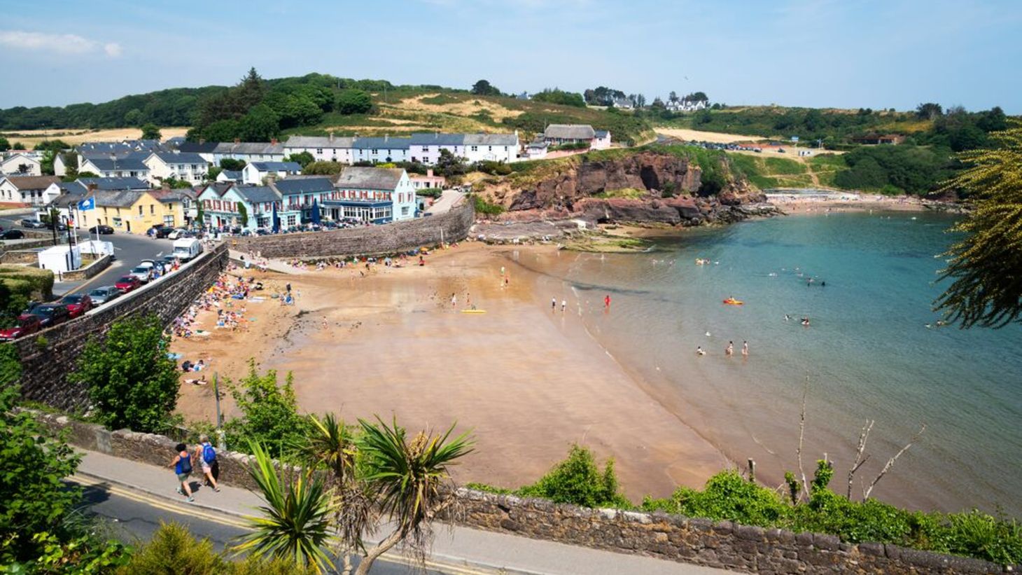 A sheltered beach at Dunmore East, Waterford