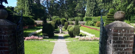 View of the sunken garden at Farmleigh House