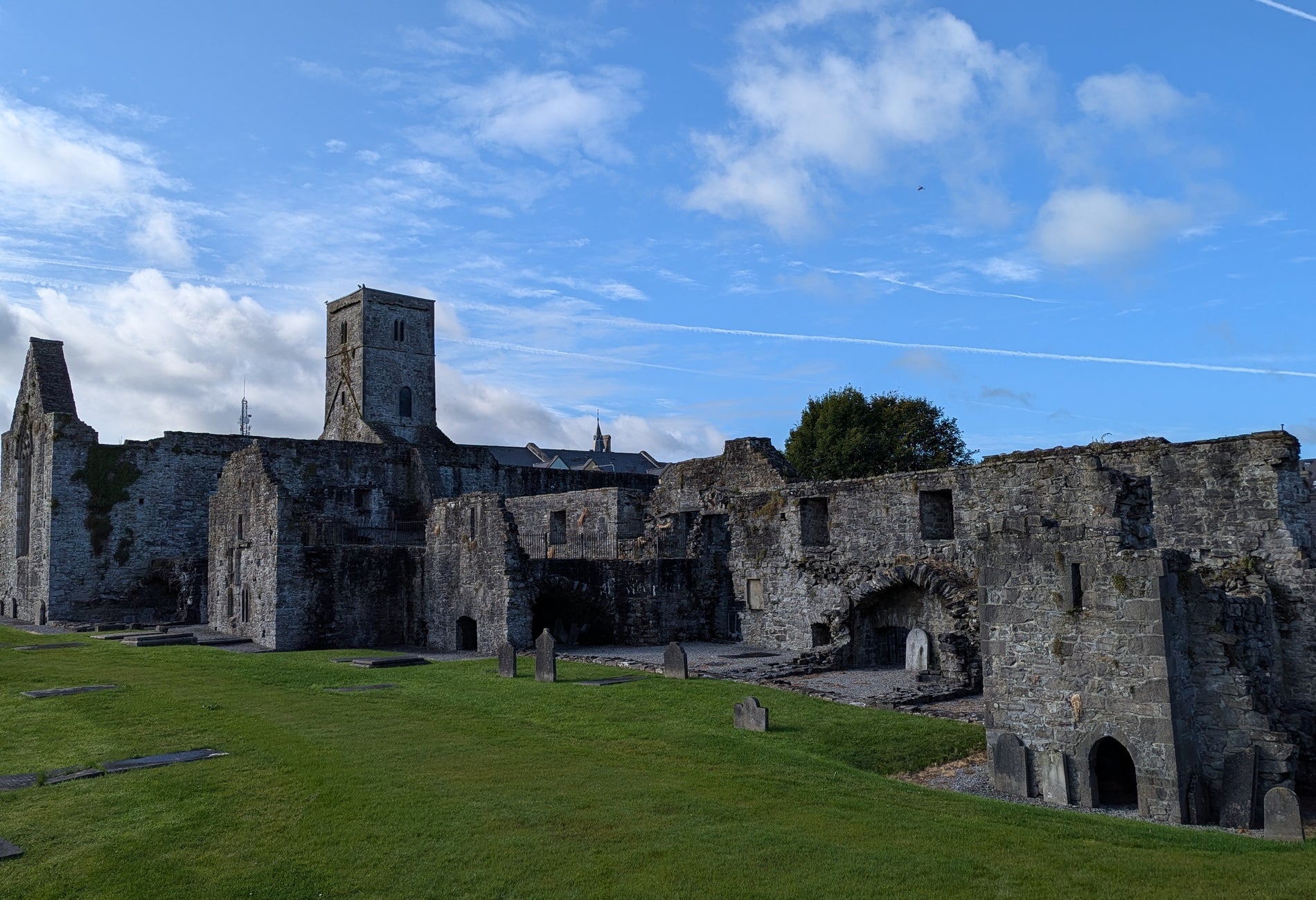 Exterior view of Sligo Abbey