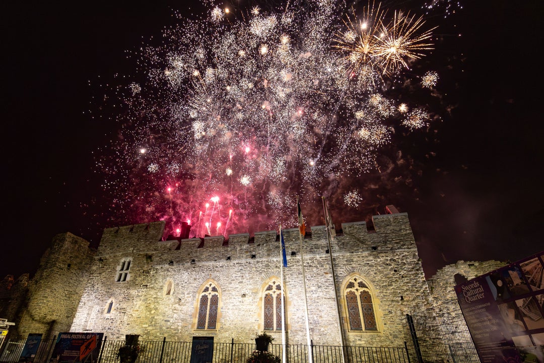 Fireworks at Swords Castle