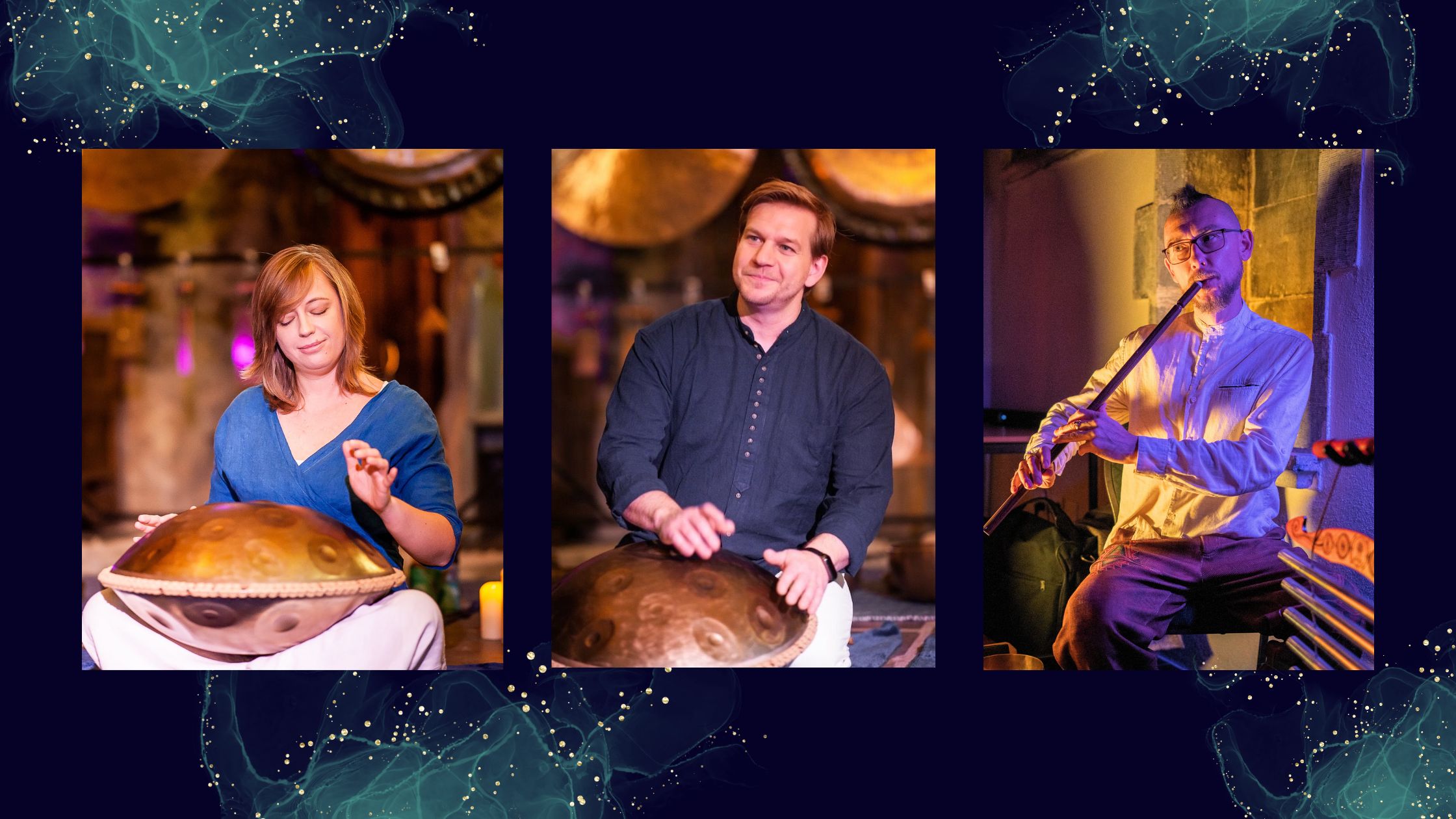 Live sound bath concert featuring gongs, singing bowls, handpan and flute. A calm, immersive listening experience in Leitrim Village. Experience music like never before.