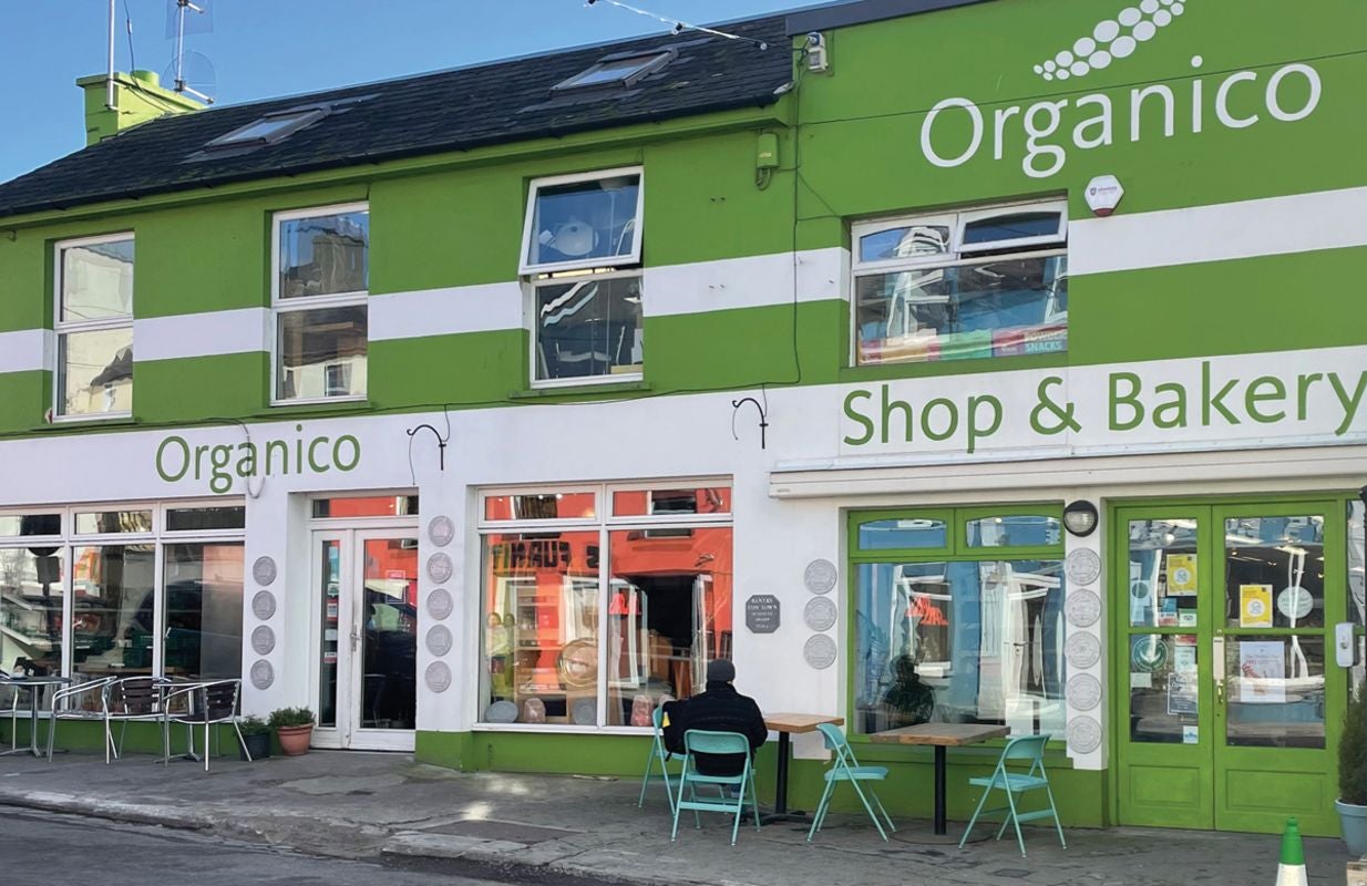 An exterior view of Organico Café, Shop and Bakery