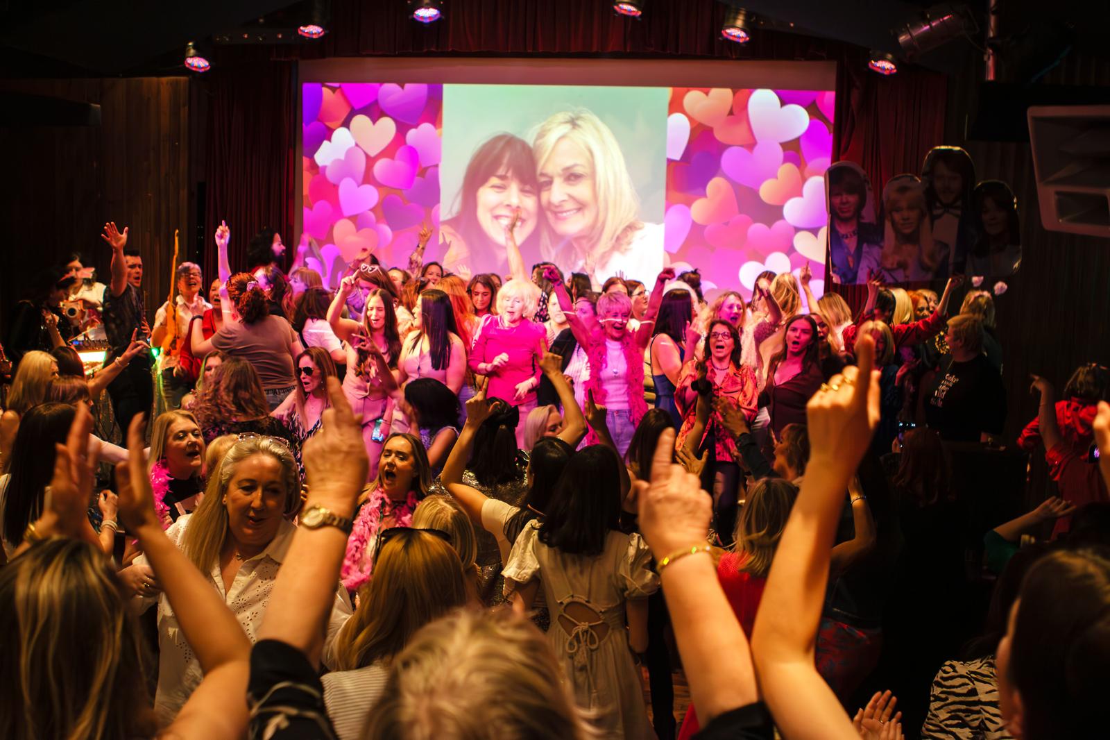 Revellers at 2025 Mammy Mia event