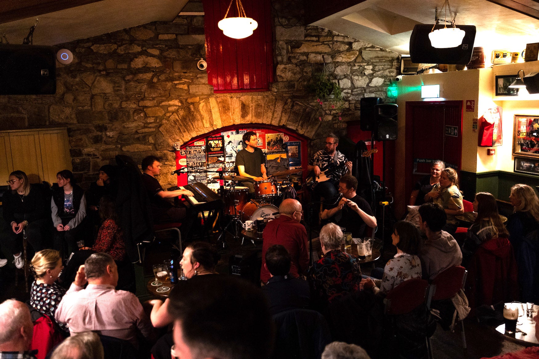 Enjoy live music at Matt Molloy's.