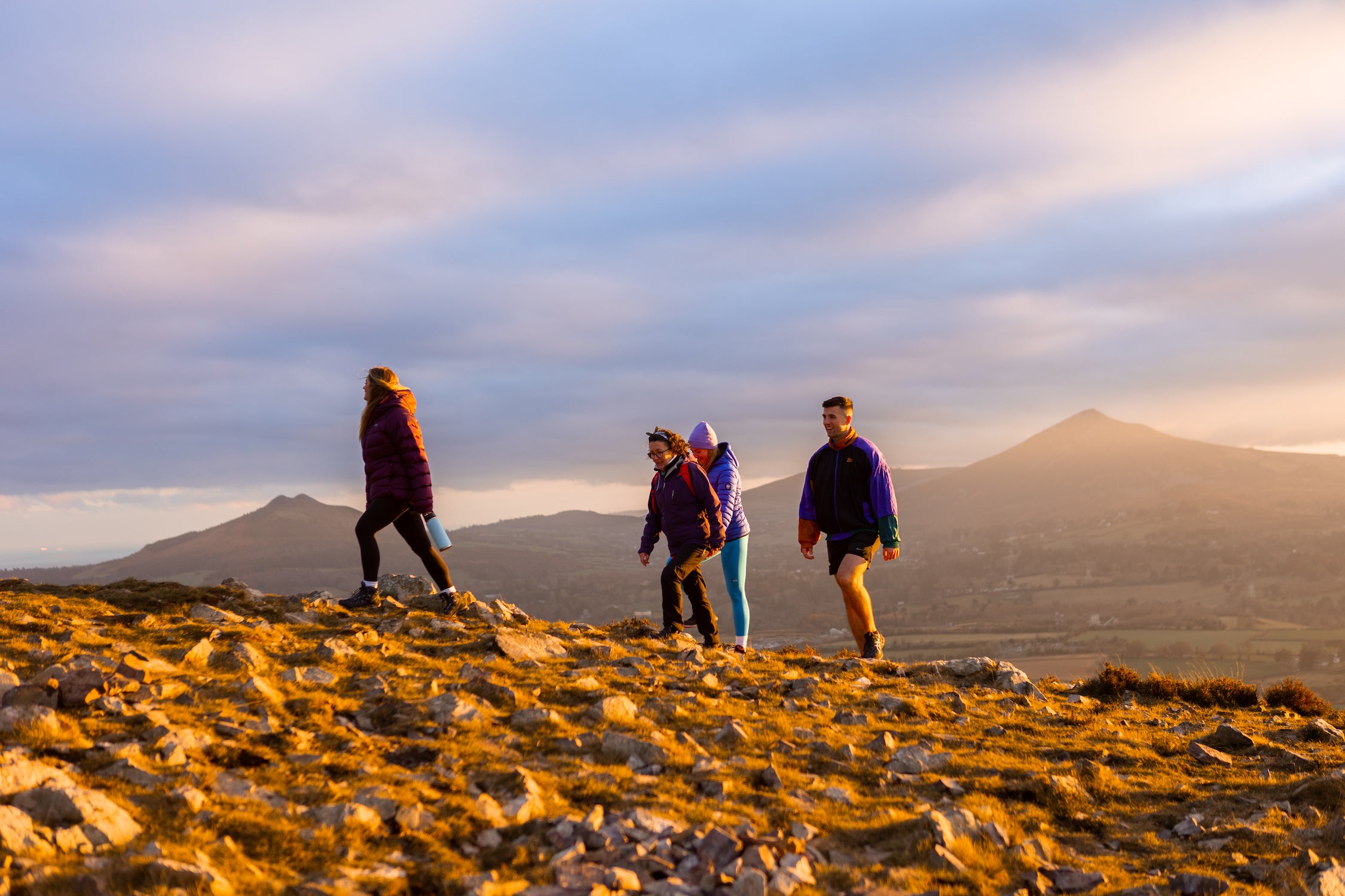 People hiking with Hilltoptreks, Co Dublin