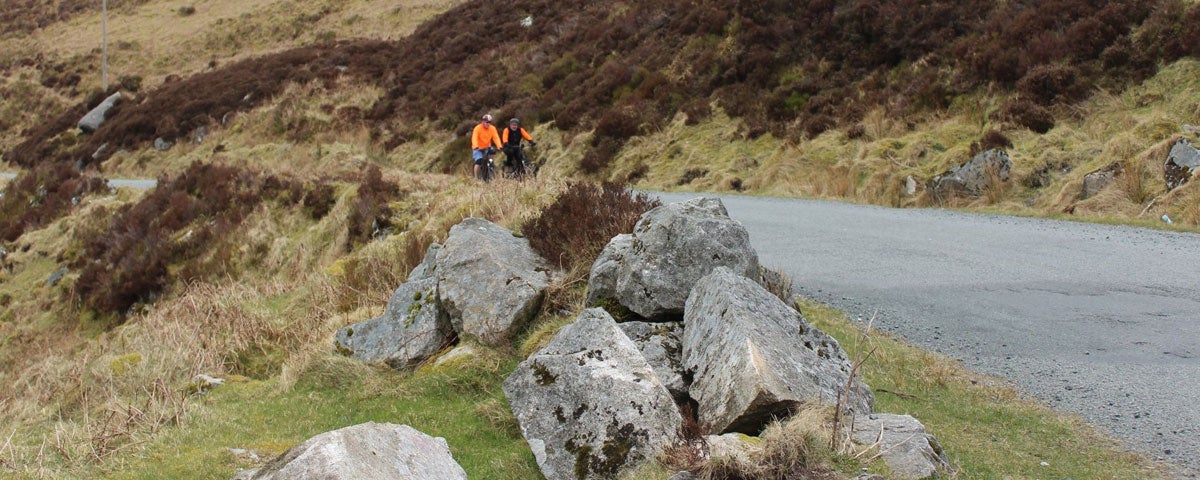 Cycling in the mountains with Ei Adventures, Inchicore Dublin