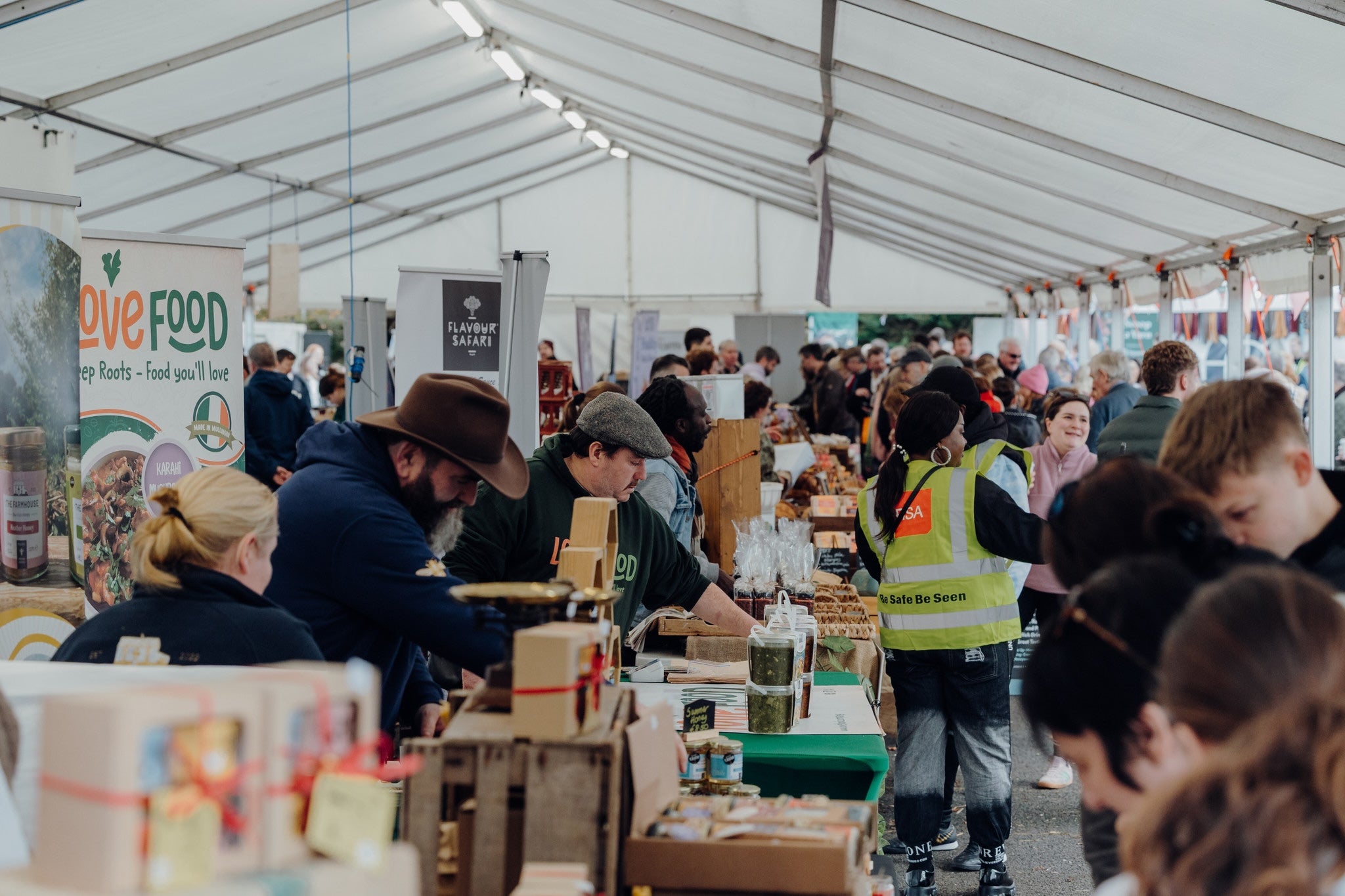 The food market at the 2025 Samhain Festival of Food and Culture in Co Meath