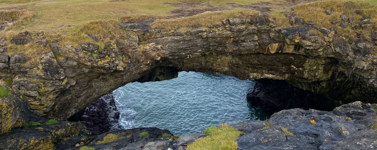 Blowhole at The Fairy Bridges Bundoran County Donegal