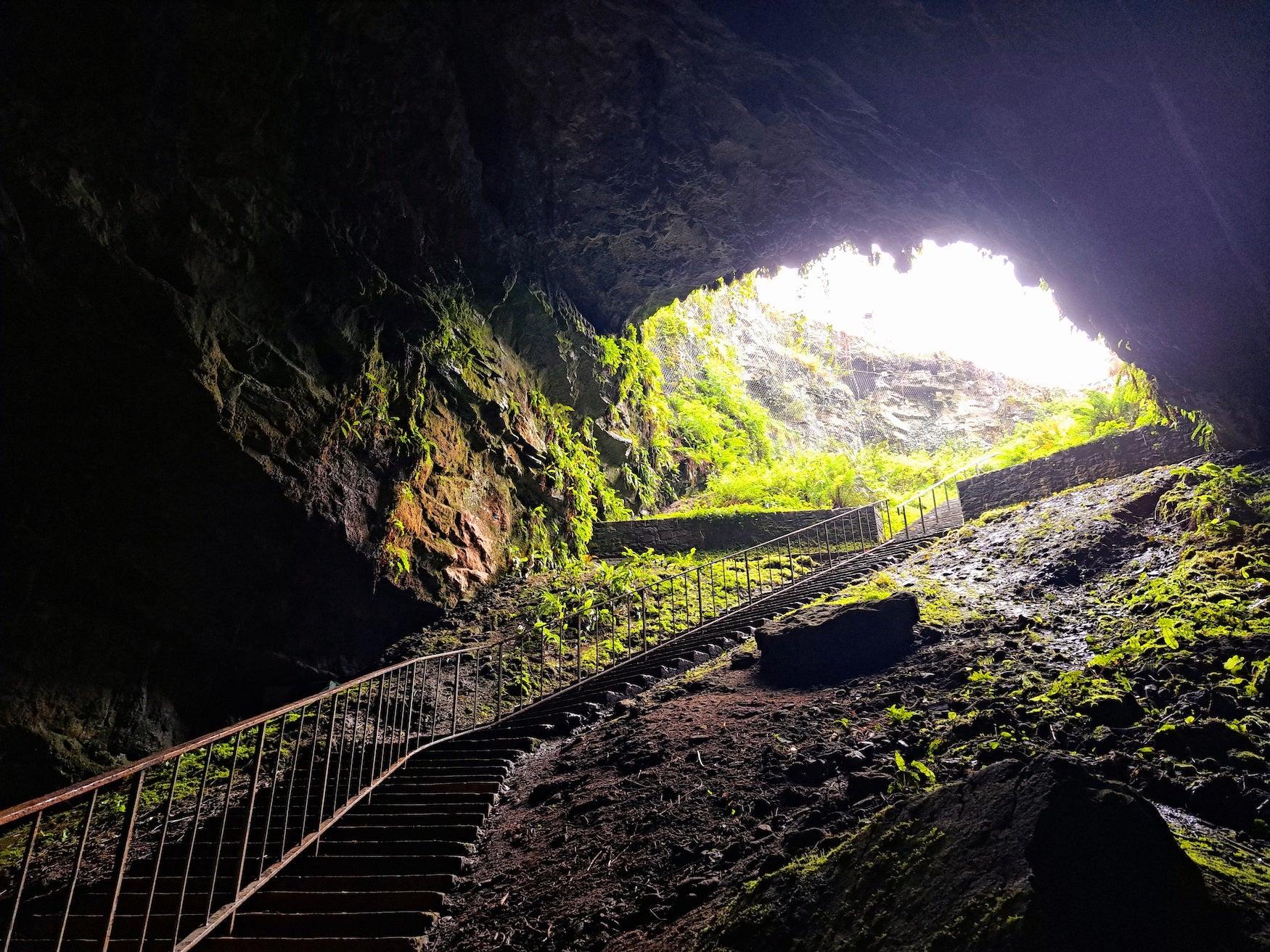 Brave the darkness in the Dunmore Caves.