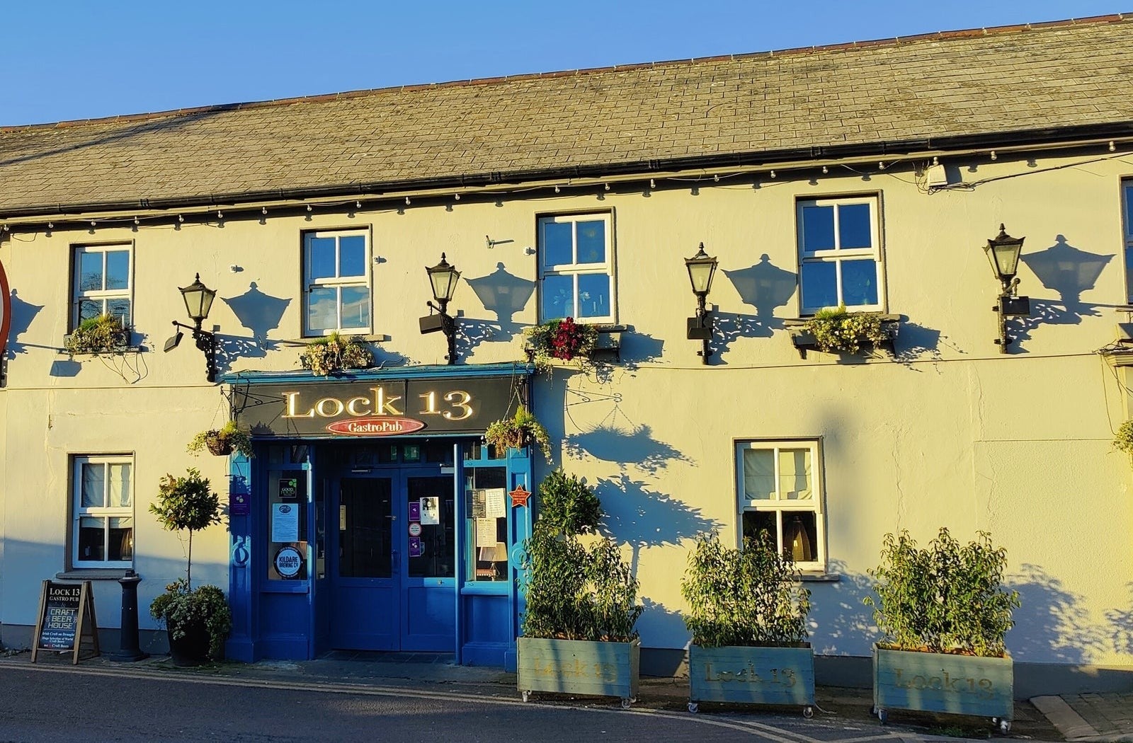 Exterior view of the Lock 13 Brewpub