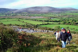 Walkers in the Burren