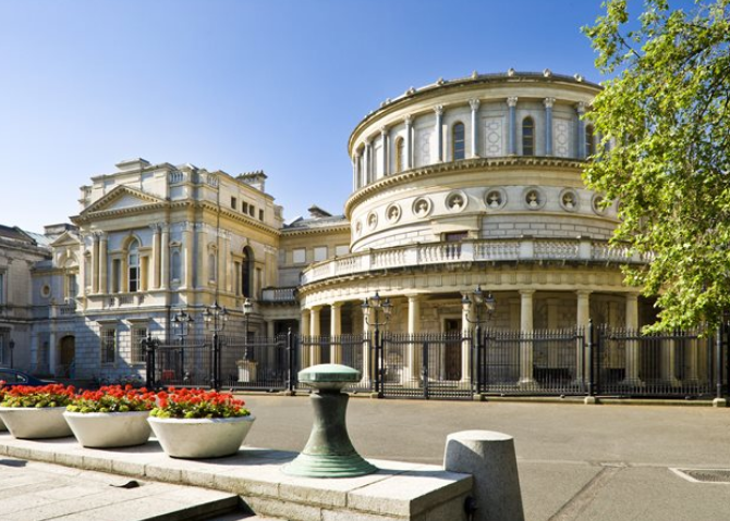 Exterior of the National Museum of Ireland at Kildare Street