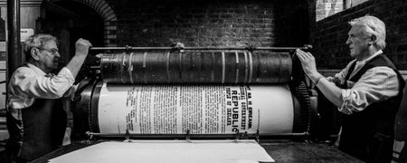 Printing the 1916 Proclamation
