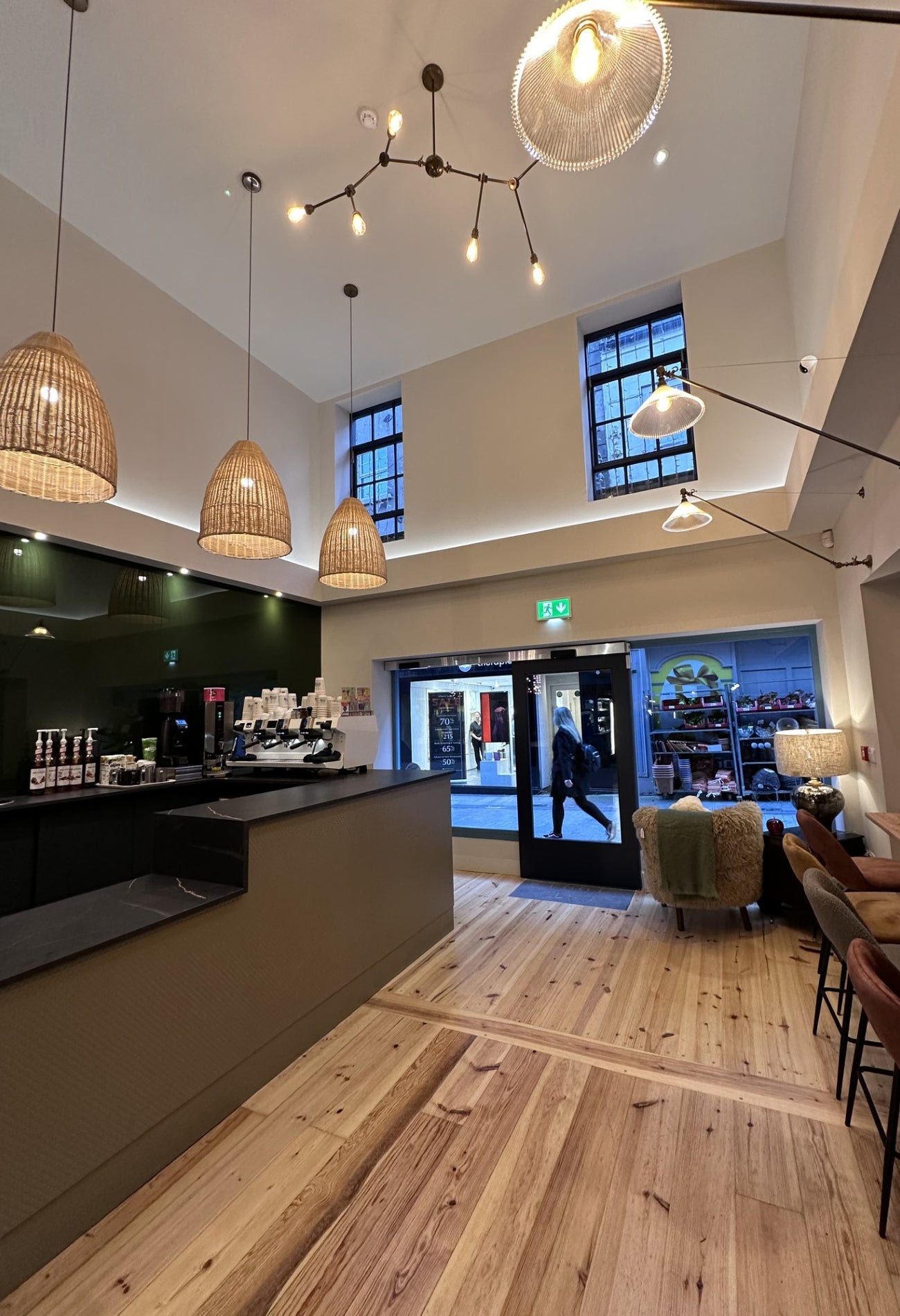 An interior view of Westgate Design restaurant and deli