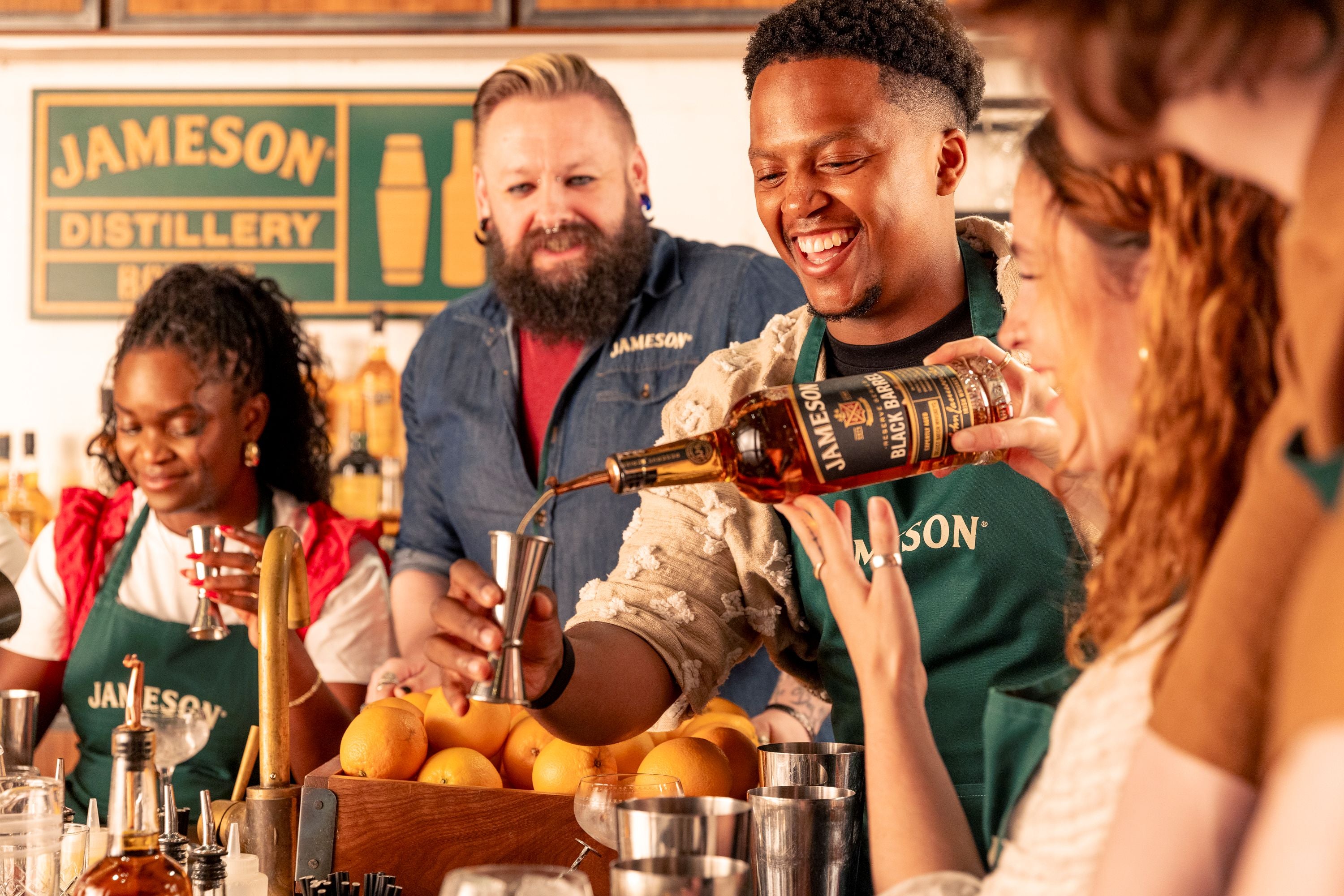 Step behind the bar at the original Home of Jameson in Bow St., Dublin 7. With the help of our expert mixologists, the Jameson Cocktail Making Class will teach you how to craft three delicious cocktails. So, what are you waiting for?