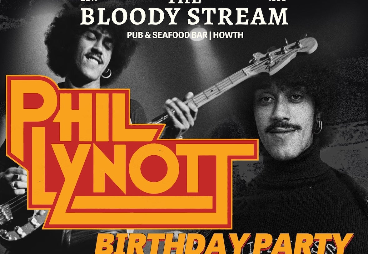 Poster for Phil Lynott Birthday Party - 22nd & 23rd August
