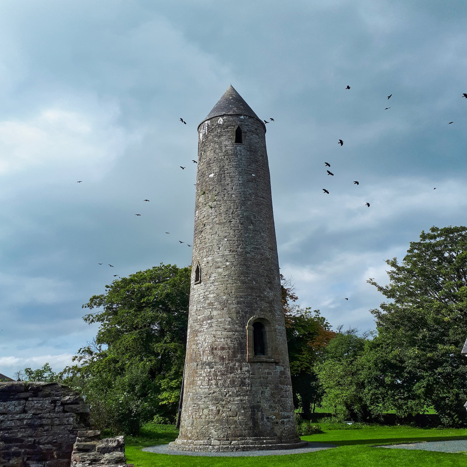 Timahoe Round Tower in Co Laois