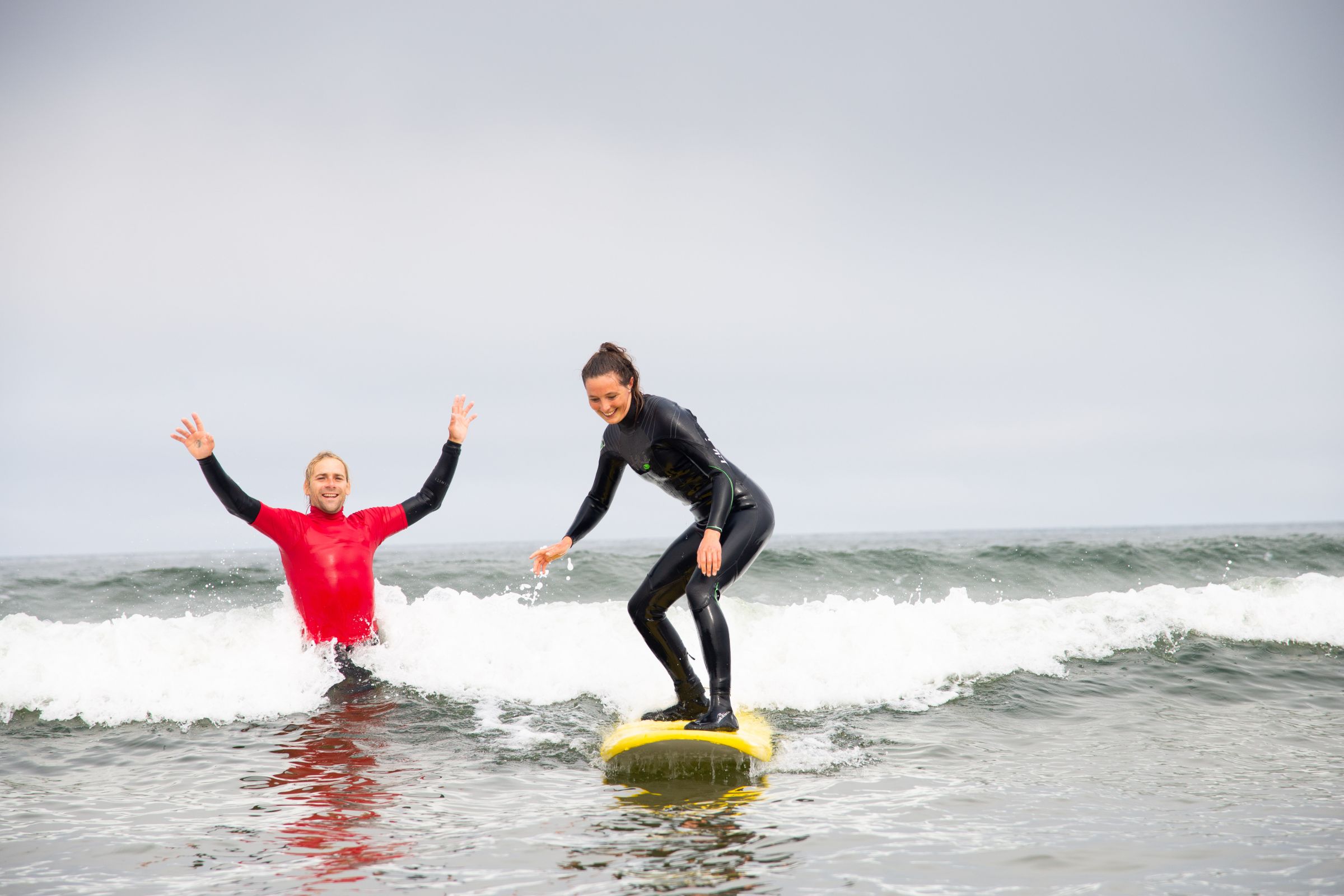 Image of a surfer in County Sligo