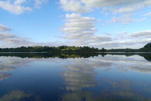 A lake at Killykeen Forest Park