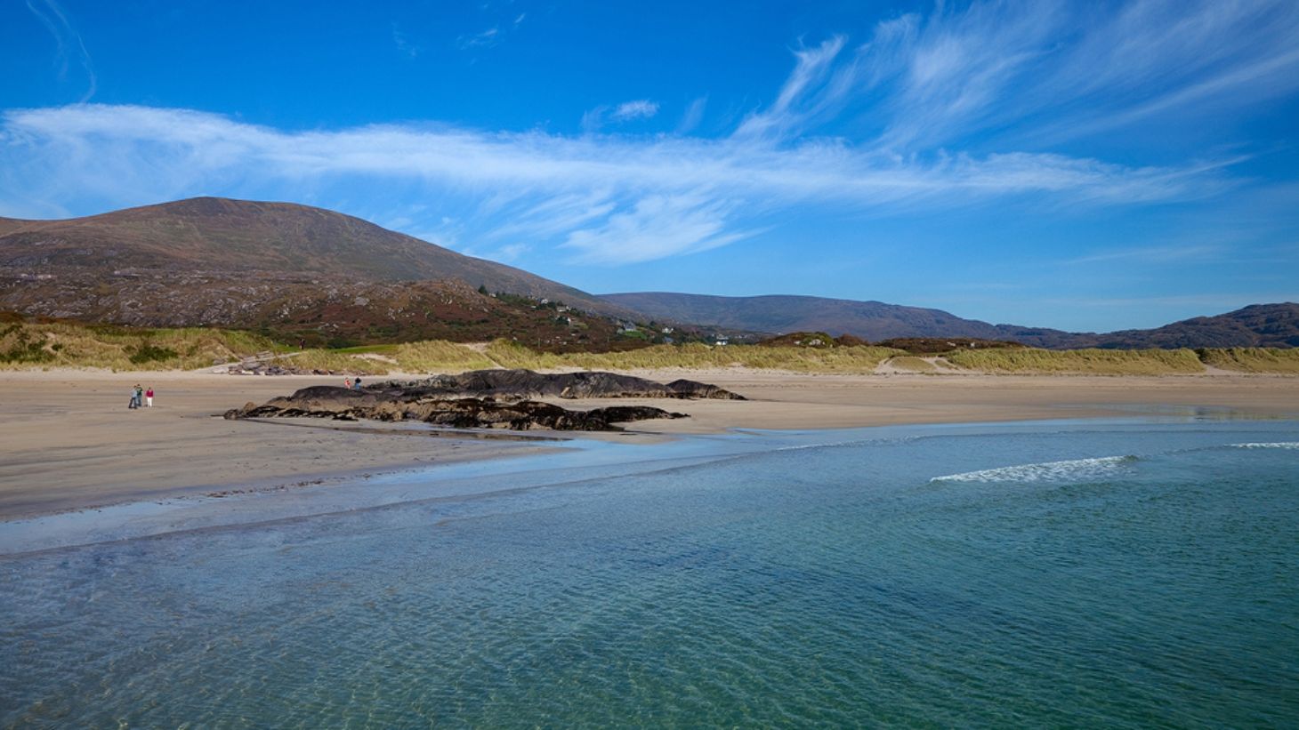 Clear waters on a sunny day at Derrynane Beach, Caherdaniel, Co. Kerry