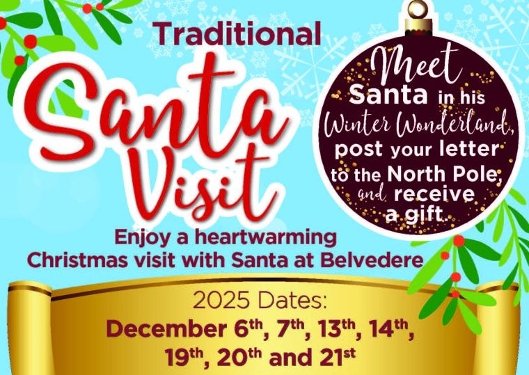 Traditional Santa Visit at Belvedere