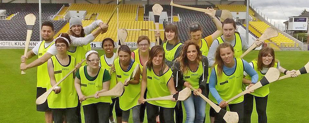 The Kilkenny Way Hurling Experience group photo