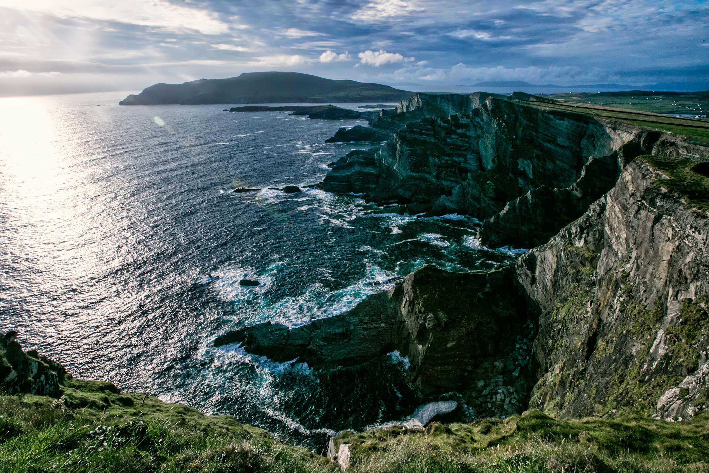 View of the Kerry Cliffs, County Kerry