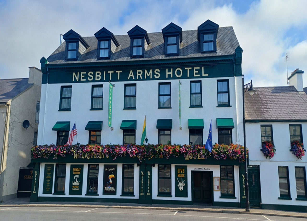 Front view of hotel