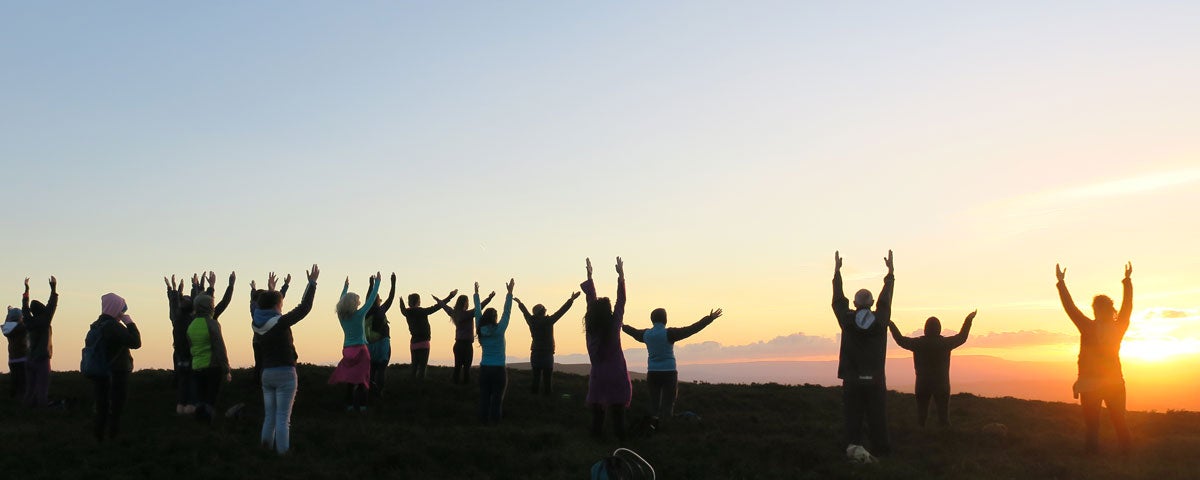 Sunrise yoga session with Your Wellbeing Warrior