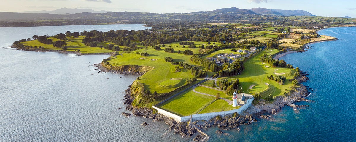 Gold Coast Golf Club aerial view showing lighthouse