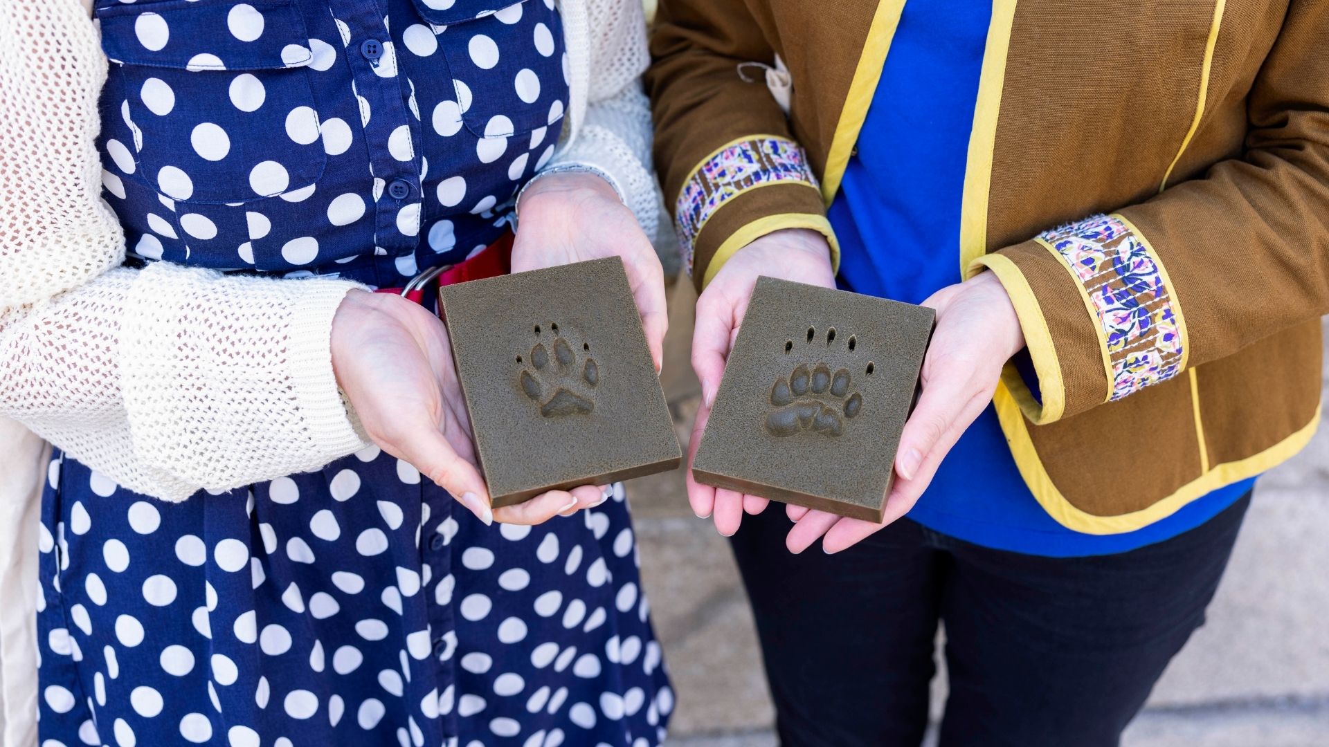 Footprints from the handling collection