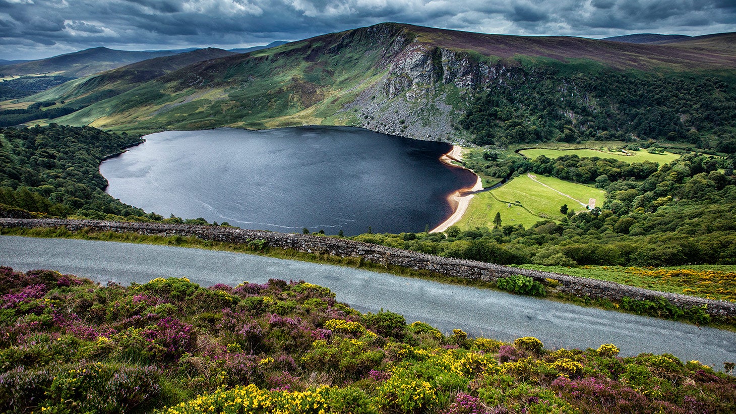 A stunning view of the mountains around Lough Tay, Wicklow