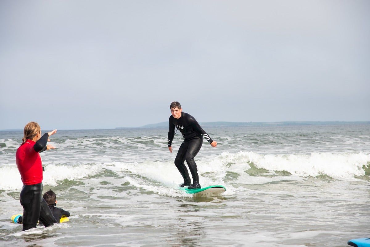 Sligo Surf Experience lessons on Strandhill Beach, Co Sligo