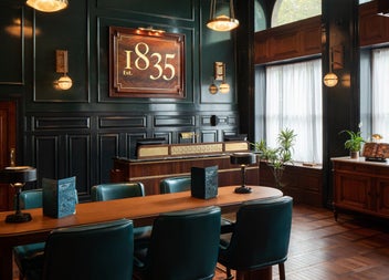 A private dining area at Hawksmoor Dublin
