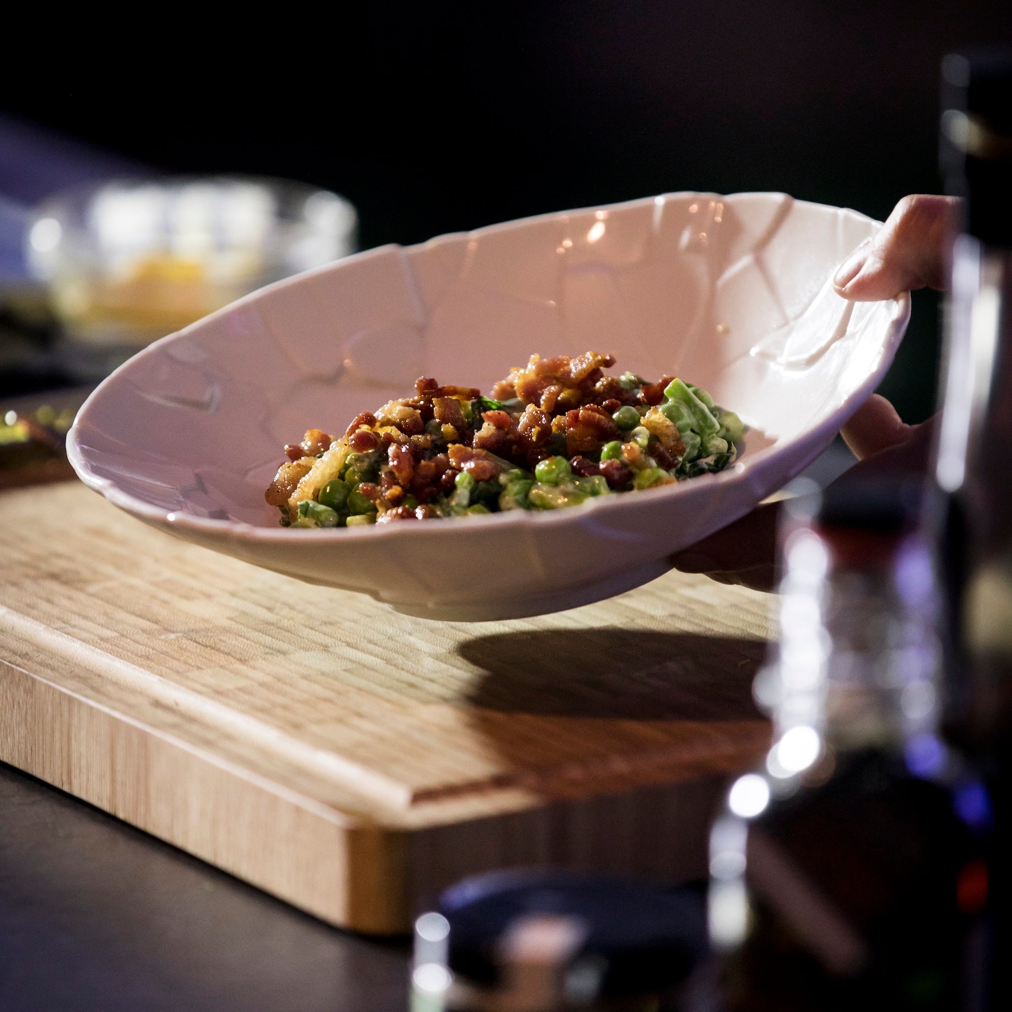 A dish of food
