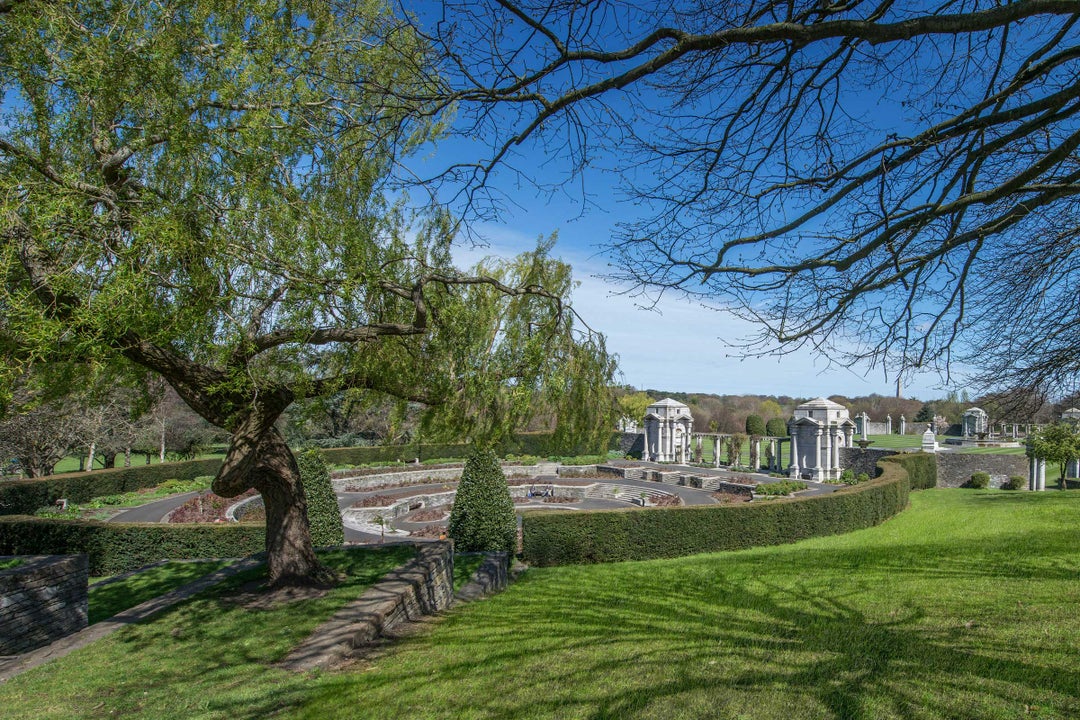 The sunken rose garden at the Irish National War Memorial Garden, Dublin, Co. Dublin