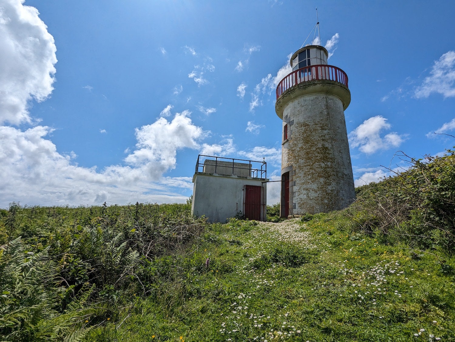 The lighthouse on Scattery Island in Co Clare