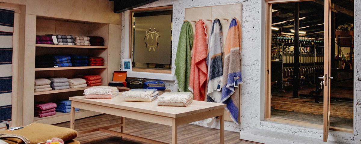 Cushendale Woollen Mills showroom