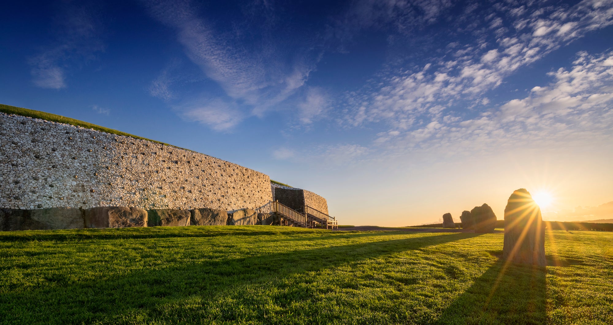 The sunrise at Newgrange in Co Meath