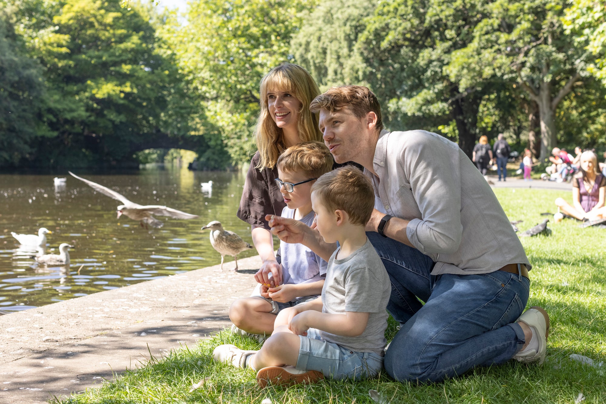 Soak up the sun in St Stephen's Green this summer.