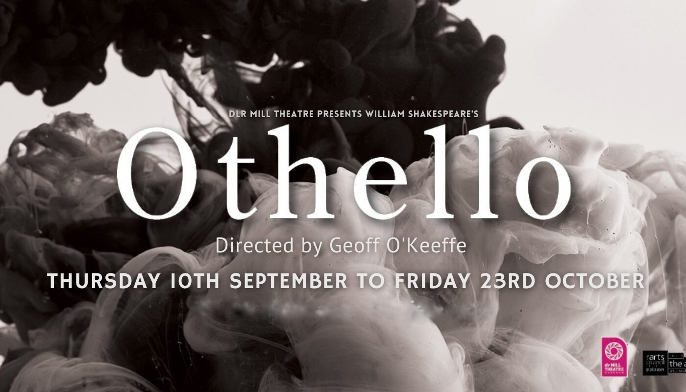 This image is the marketing image for the show Othello in the DLR Mill Theatre