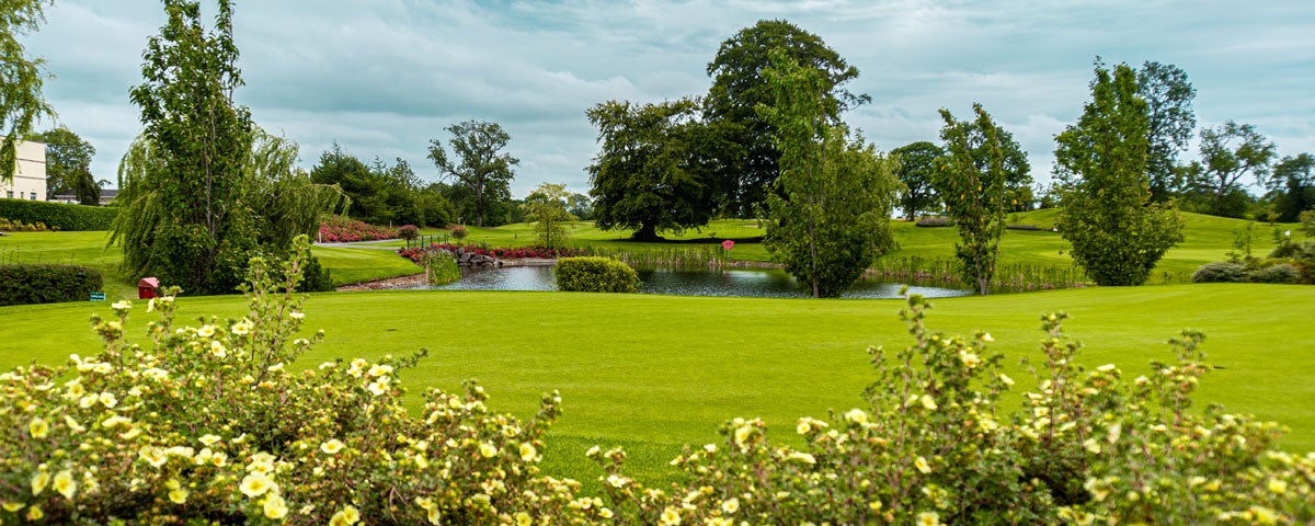 Water feature on the Knightsbrook Golf Club golf course