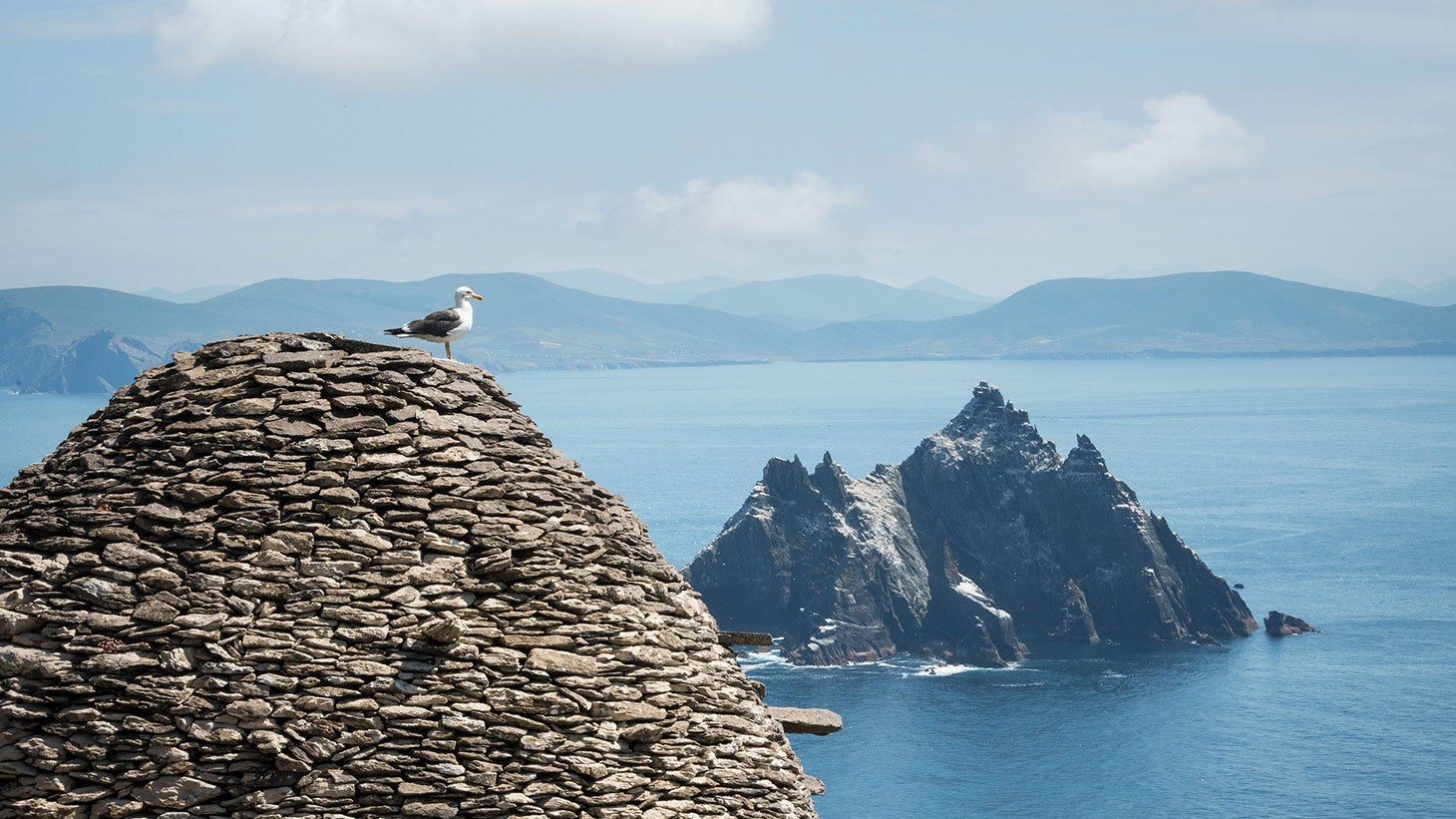 Sail to the ancient ruins on the Skellig Islands.