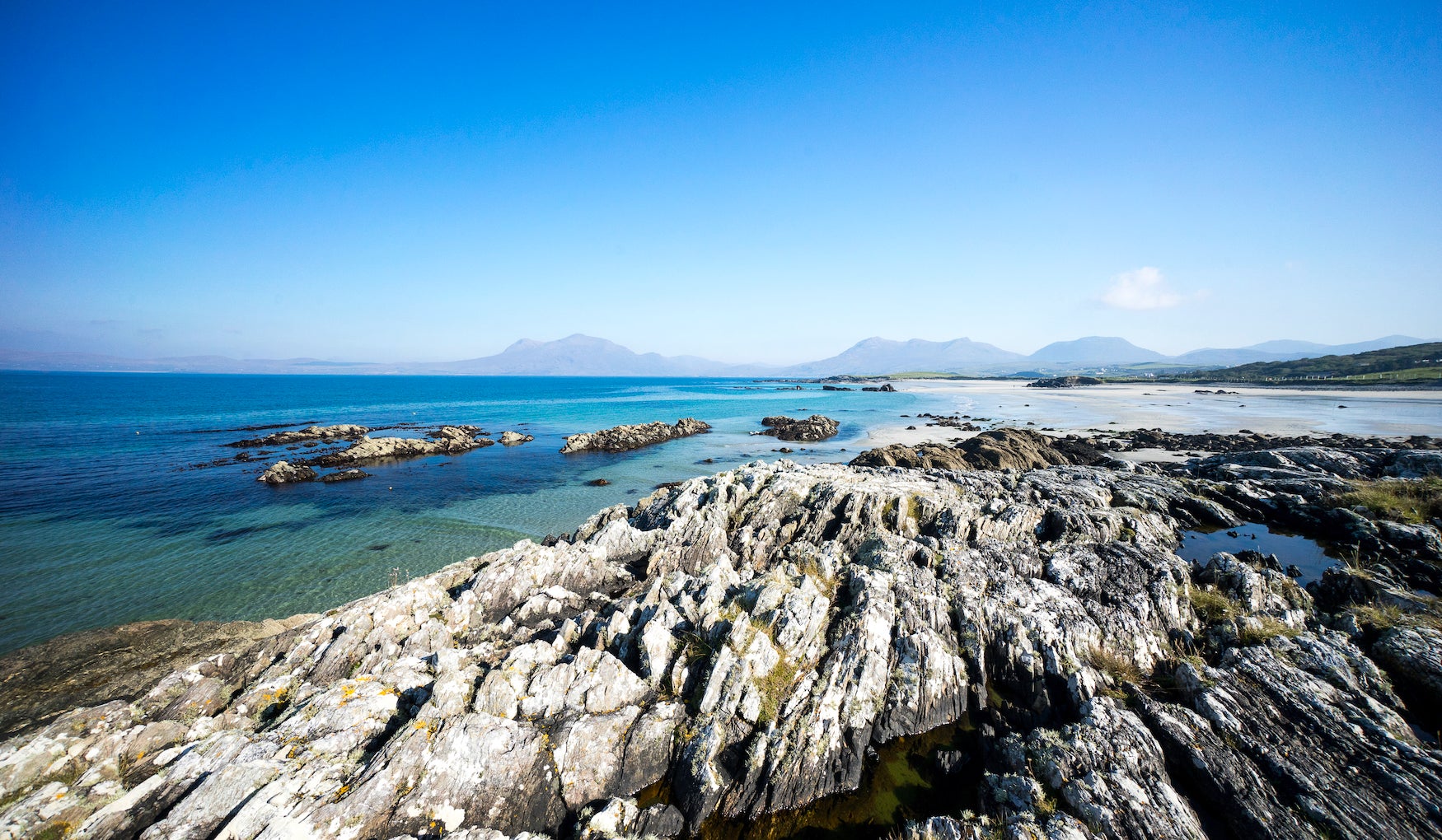 Island's View on Renvyle Beach in Connemara, Co Galway