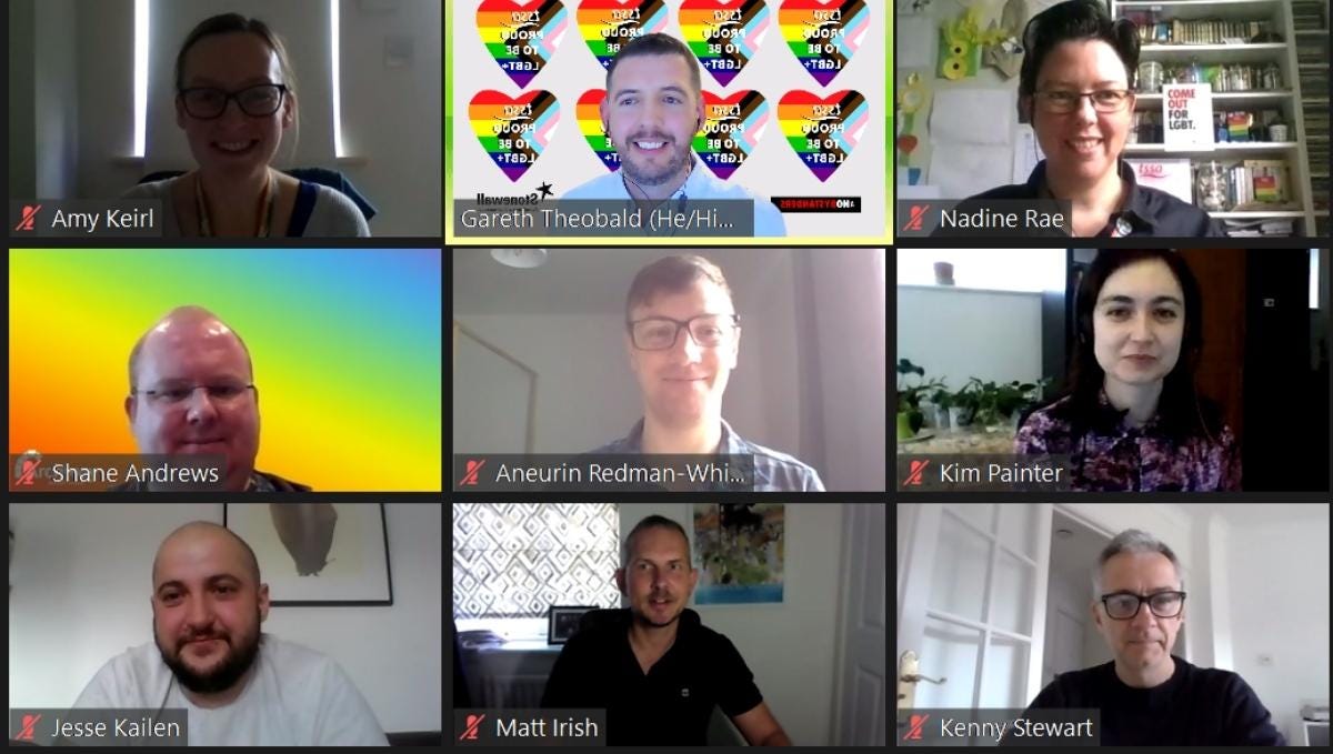 LGBTQ+ Network video call