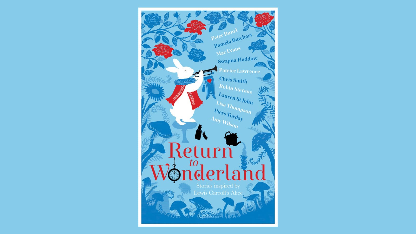 Book cover for the Return to Wonderland - stories inspired by Lewis Carroll