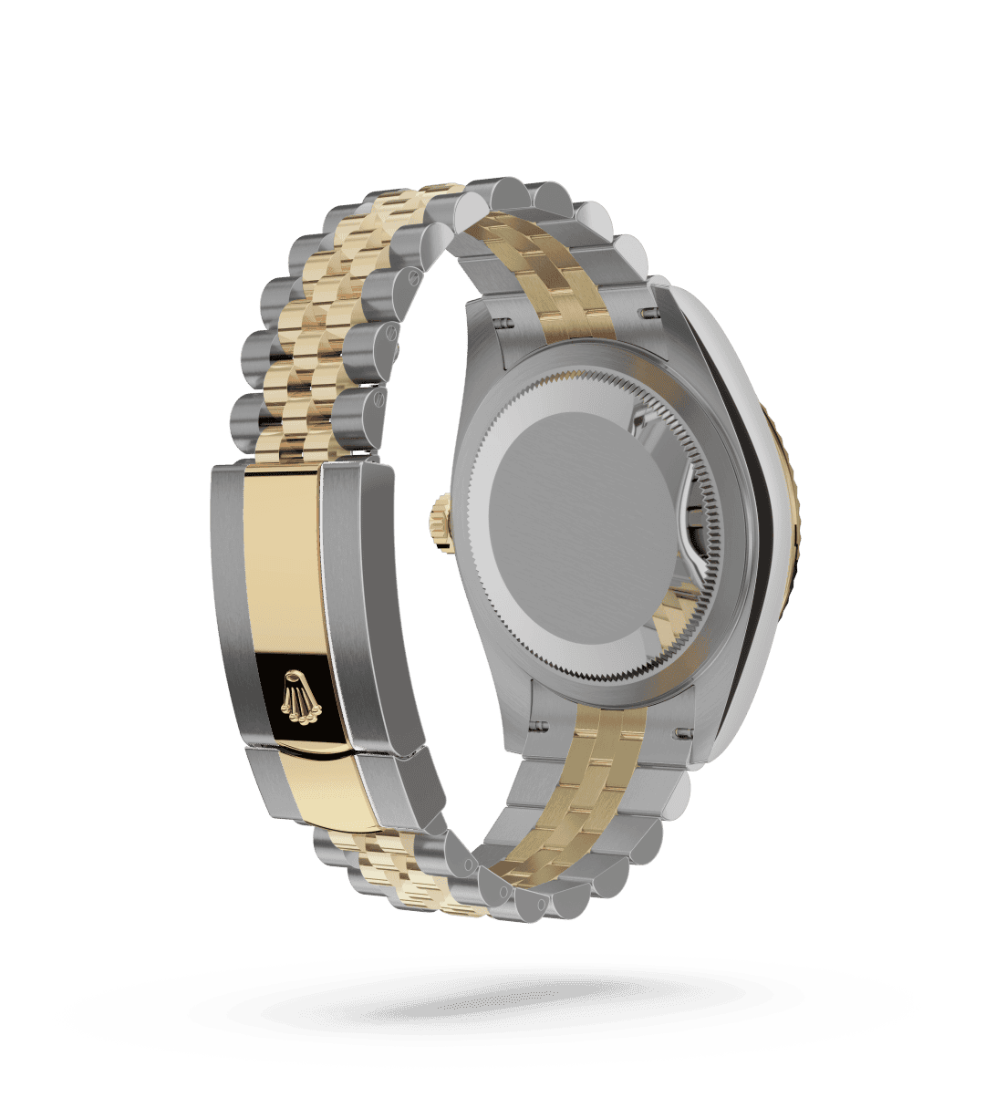 Rolex Sky-Dweller in Oyster, 42 mm, Oystersteel en geelgoud with a Helderzwart dial, Gekartelde, bidirectioneel draaibare ‘Rolex Ring Command’ bezel, and Jubilee, vijfdelige schakels bracelet