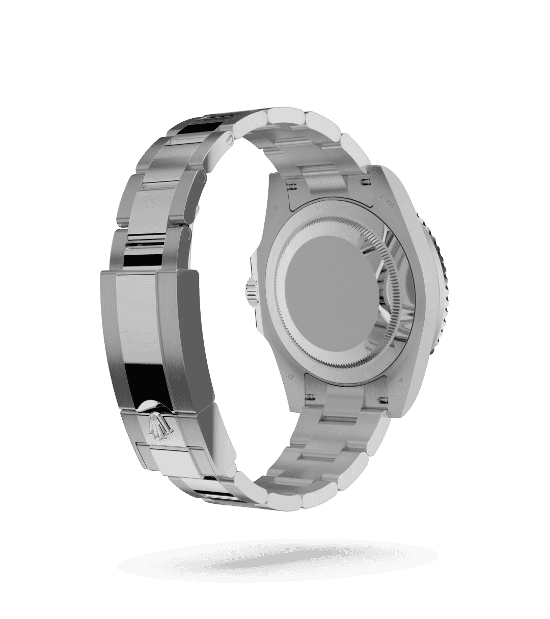 Rolex GMT-Master II in Oyster, 40 mm, white gold with a Meteorite dial, Bidirectional rotatable 24-hour graduated bezel. Two-colour blue and red Cerachrom insert in ceramic, moulded numerals and graduations bezel, and Oyster, three-piece solid links bracelet