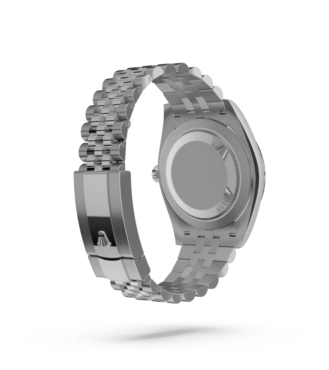 Rolex Datejust 41 in Oyster, 41 mm, Oystersteel and white gold with a Slate set with diamonds dial, Fluted bezel, and Jubilee, five-piece links bracelet