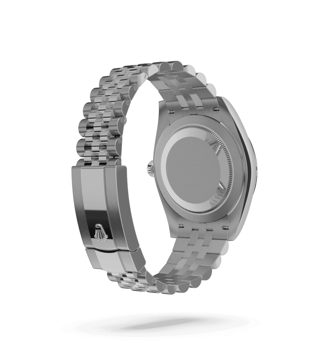 Rolex Datejust 41 in Oyster, 41 mm, Oystersteel and white gold with a Slate set with diamonds dial, Fluted bezel, and Jubilee, five-piece links bracelet